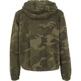 Urban Classics - Camo Cropped Hoodie/trui - Groen