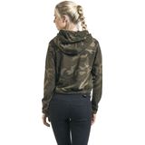 Urban Classics - Camo Cropped Hoodie/trui - Groen