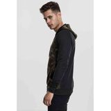 Urban Classics - Camo Contrast Raglan Hoodie/trui - Groen