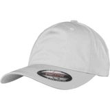 Flexfit Unstructured Tech Flexfit Unisex Cap voor dames en heren, zilver.