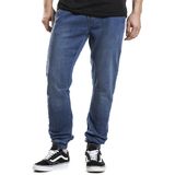 Urban Classics Knitted Denim Joggpants Trainingsbroeken blauw