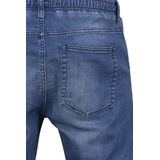 Urban Classics Knitted Denim Joggpants Trainingsbroeken blauw