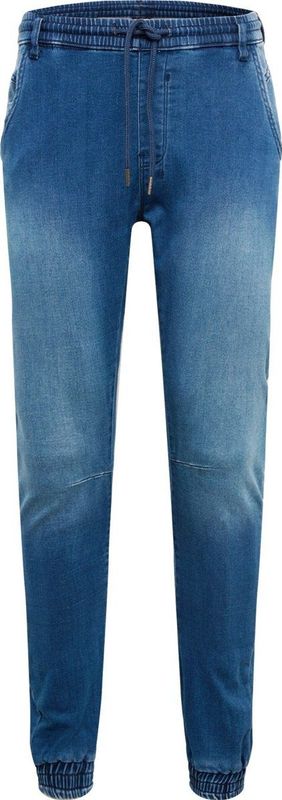 Urban Classics Knitted Denim Joggpants Trainingsbroeken blauw