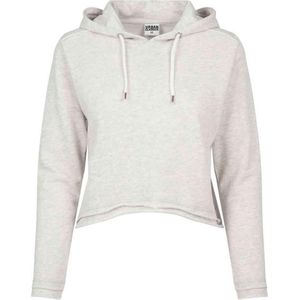 Urban Classics - Cropped Terry Hoodie/trui - Wit