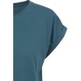 Urban Classics - Extended shoulder Dames T-shirt - Blauw