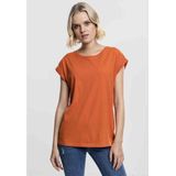 Urban Classics - Extended shoulder Dames T-shirt - Oranje