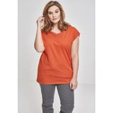 Urban Classics - Extended shoulder Dames T-shirt - Oranje