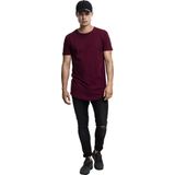 Urban Classics - Shaped Long Heren T-shirt - Rood