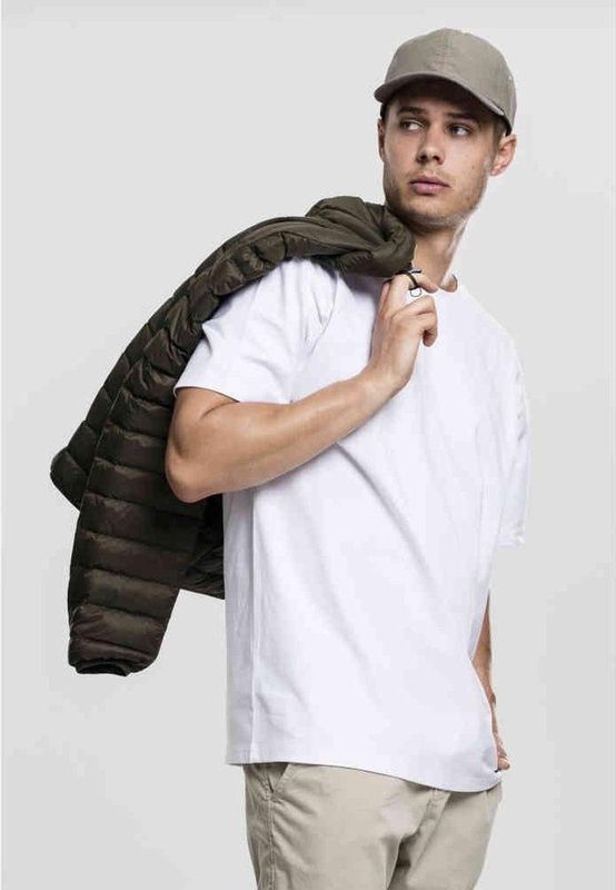 Urban Classics Heavy Oversized Heren T shirt Wit