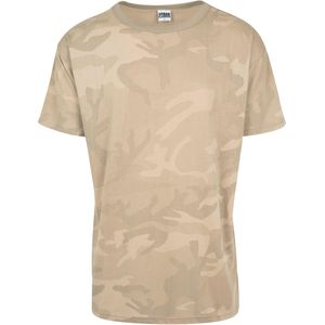 Urban Classics Camo Oversized T-shirt voor heren, meerkleurig (Sand Camo 867), S