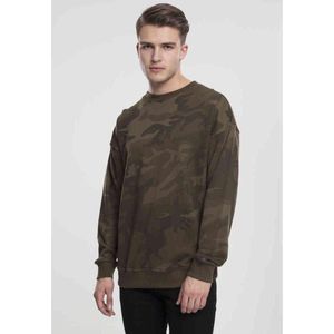 Urban Classics - Camo Sweater/trui - Groen