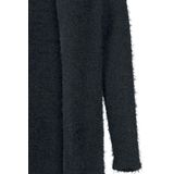 Urban Classics Ladies Hooded Feather Cardigan Cardigan zwart