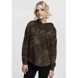 Urban Classics - Oversized Camo Hoody - Groen - Katoen - Loose Fit
