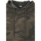 Urban Classics - Oversized Camo Hoody - Groen - Katoen - Loose Fit