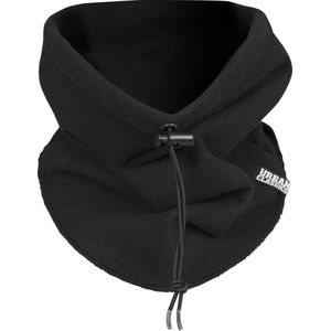 Polar Fleece Neck Gaiter In Kleur Zwart One Size