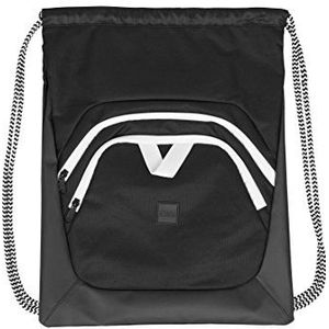 Urban Classics Ball Gym Bag extra tas, 45 cm, Veelkleurig (Zwart/Zwart/Wit), 45 cm, Extra tas