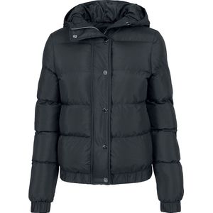 Urban Classics - Damesjack - Zwart - Gewatteerd - Winddicht