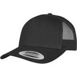 Flexfit Unisex 5-panel retro trucker cap accessoire lifestyle, zwart, eenheidsmaat EU, zwart, Eén maat