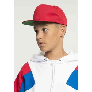 Urban Classics - Pro-Style Twill Snapback pet kinderen - Kids tm 14 jaar - Rood