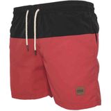 Urban Classics - Block Swim Shorts - Heren Zwembroek - Sneldrogend - Met Mesh-binnenslip
