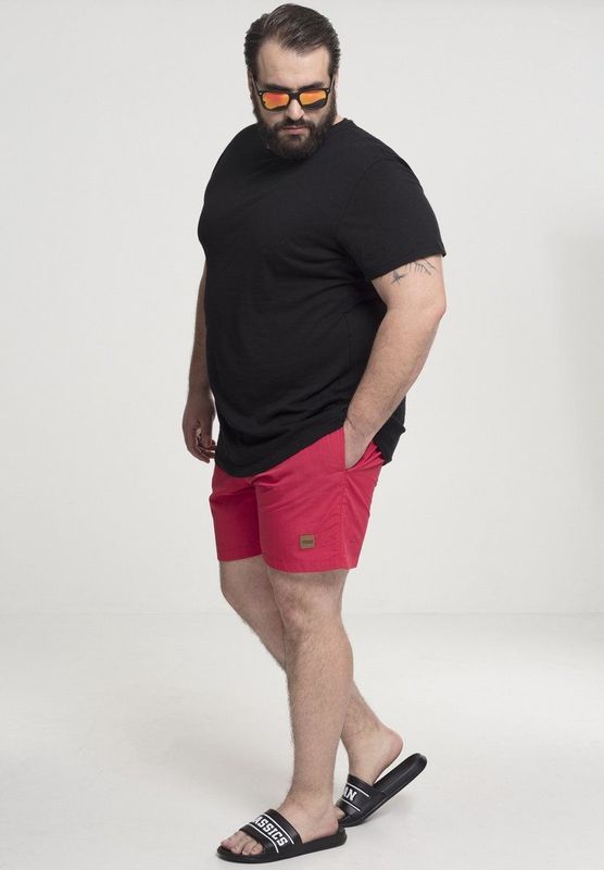 Urban Classics - Block Swim Shorts - Heren Zwembroek - Sneldrogend - Met Mesh-binnenslip