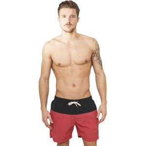 Urban Classics - Block Swim Shorts - Heren Zwembroek - Sneldrogend - Met Mesh-binnenslip