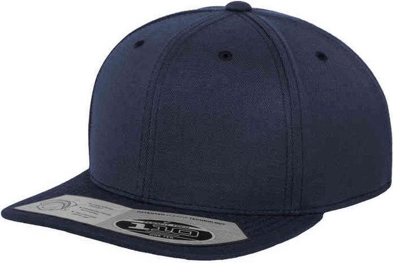 Flexfit 110 Fitted Snapback Uniseks Cap (1 stuk), Navy Blauw
