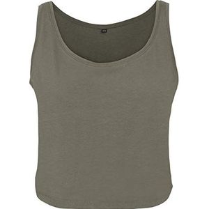 KiarenzaFD Build Your Brand Build Your Brand Build Your Brand Ladies Oversized Tank Mouwloze Top BY051