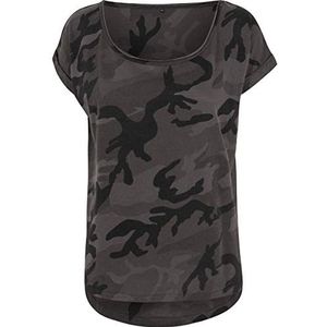 Build Your Brand Camo Tee T-shirt voor dames