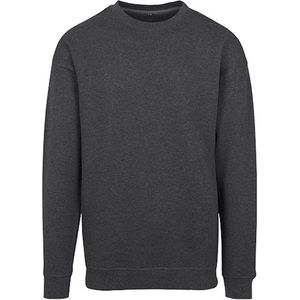 Build Your Brand - Sweat - Sweatshirt - Zwart - 65% Katoen, 35% Polyester, Geborsteld Fleece, 300 g/m²