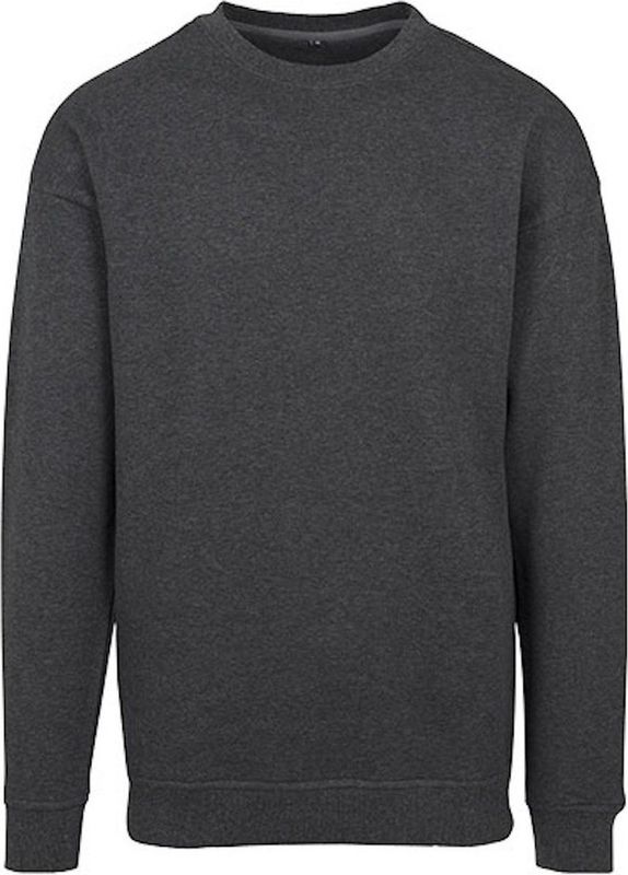 Unisex Sweater 'Crewneck' ronde hals Charcoal