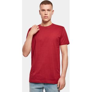 Build Your Brand - Heren T-shirt - Bordeaux - Ronde Hals