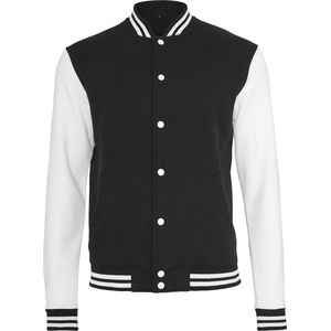 Build Your Brand - Sweat College Jas - Geborsteld Fleece