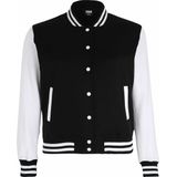 Urban Classics 2 Tone College Collegejas zwart wit