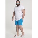 Urban Classics - Block Zwemshorts - L - Turquoise/Blauw
