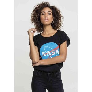 Mister Tee NASA Insignia T-shirt voor dames, zwart, M
