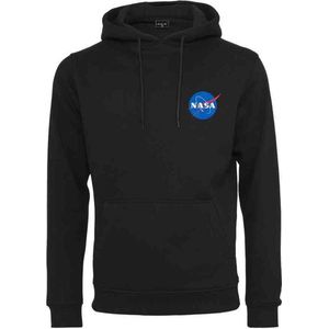 Mister Tee NASA Small Insignia Hoody voor heren, zwart, XL