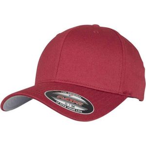 Flexfit Wooly Combed Unisex Baseball Cap, roze/bruin, XXL
