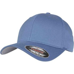 Flexfit Wooly Combed Uniseks Baseball Cap, Blauw/blauw., XXL