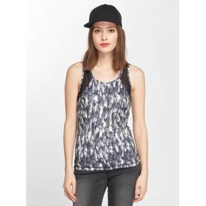 Urban Classics Dames Dames Active Graphic Top, grijs (Grey 00111), XL