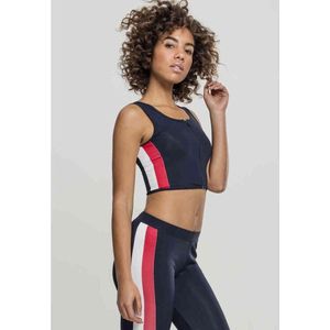 Urban Classic - Dames Crop Top - Met Ritssluiting - Stripe