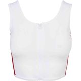 Crop Top - Effen - Jersey - Ronde Hals - Mouwloos - Slanke Pasvorm