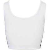 Crop Top - Effen - Jersey - Ronde Hals - Mouwloos - Slanke Pasvorm