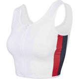 Crop Top - Effen - Jersey - Ronde Hals - Mouwloos - Slanke Pasvorm