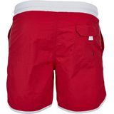 URBAN CLASSICS - Zwemshorts - Rood - Korte Snit - Met Geïntegreerde Slip