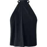 Haltertop - Effen - Jersey - Mouwloos - Normale Pasvorm