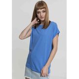 Urban Classics - Extended shoulder Dames T-shirt Blauw