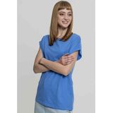 Urban Classics - Extended shoulder Dames T-shirt Blauw