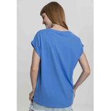 Urban Classics - Extended shoulder Dames T-shirt Blauw