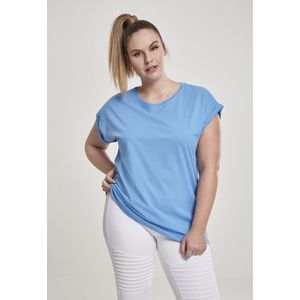 Urban Classics - Extended shoulder Dames T-shirt Blauw